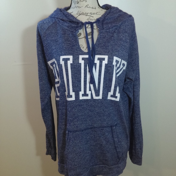 PINK Victoria's Secret Other - PINK Victoria's Secret Hoodie Pullover Blue